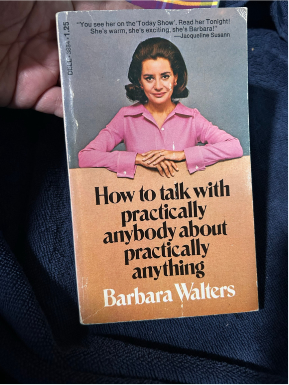 Vintage Dell How to Talk with Practically Anybody Book, One Size, Pink/Tan